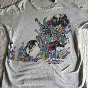 San Diego Zoo Vintage Animal Graphic T-Shirt